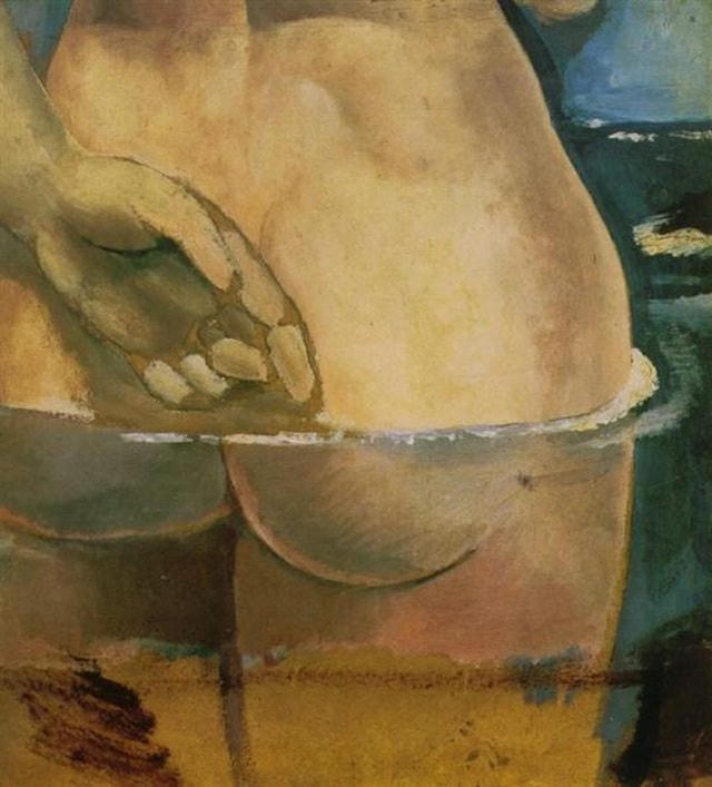 Bức "Khỏa thân trong nước" của Salvador Dali, vẽ năm 1925.