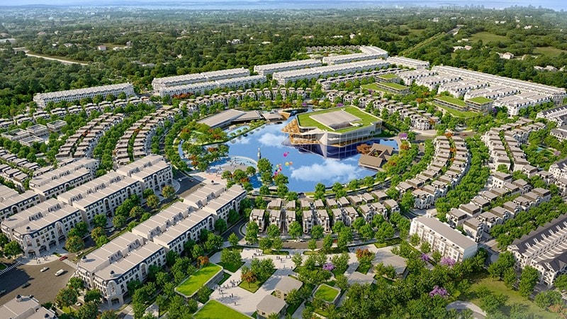 Công viên hồ trung tâm dự án Hinode Royal Park mang đến cho cư dân không gian sống lý tưởng, hài hòa với không gian trong lành của thiên nhiên.