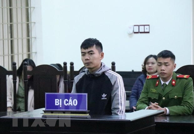 Bị cáo Mai Văn Thuyết tại buổi xét xử.