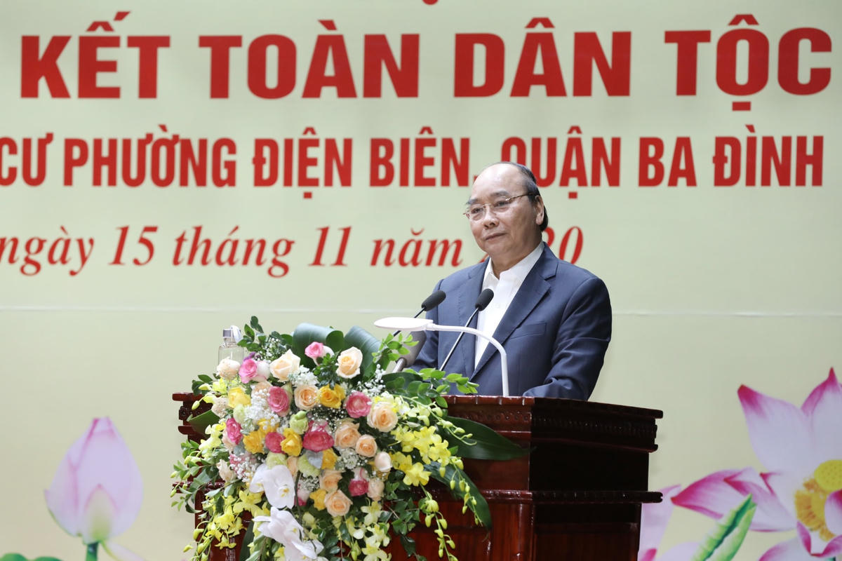 Thủ tướng Nguyễn Xuân Phúc phát biểu tại Ngày hội.
