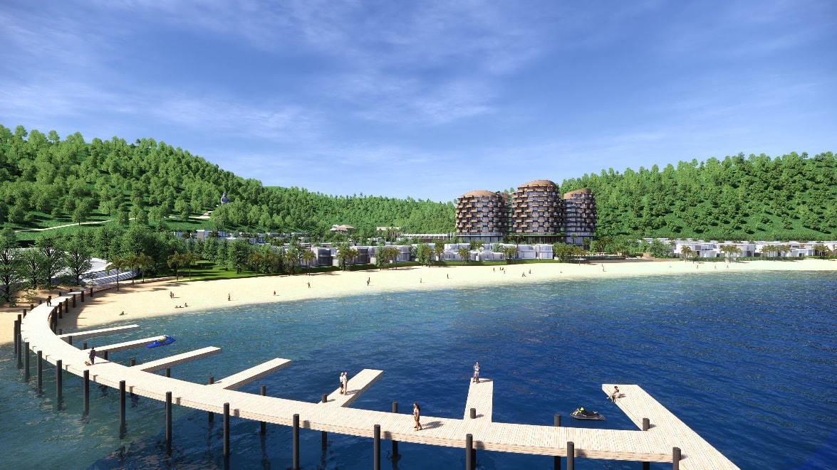 Tập đoàn Tân Á Đại Thành sẽ đầu tư tổ hợp nghỉ dưỡng đẳng cấp quốc tế tại Bãi Lữ.