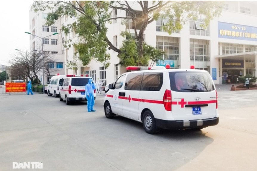 Cận cảnh bệnh viện dã chiến đầu tiên đón bệnh nhân điều trị Covid-19 ở Hải Dương