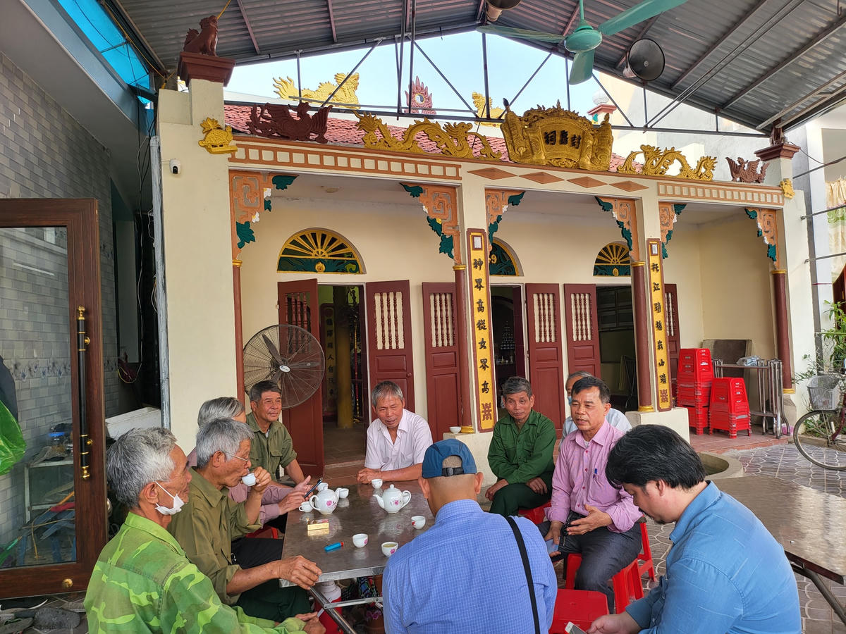 Nhà thờ Nguyễn Hữu ở xã Ba Đình.