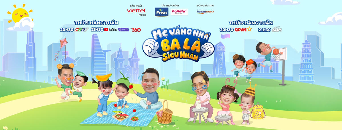 "Mẹ vắng nhà ba là siêu nhân" khiến người hâm mộ tan chảy vì sự đáng yêu đến từ 7 nhóc tì.