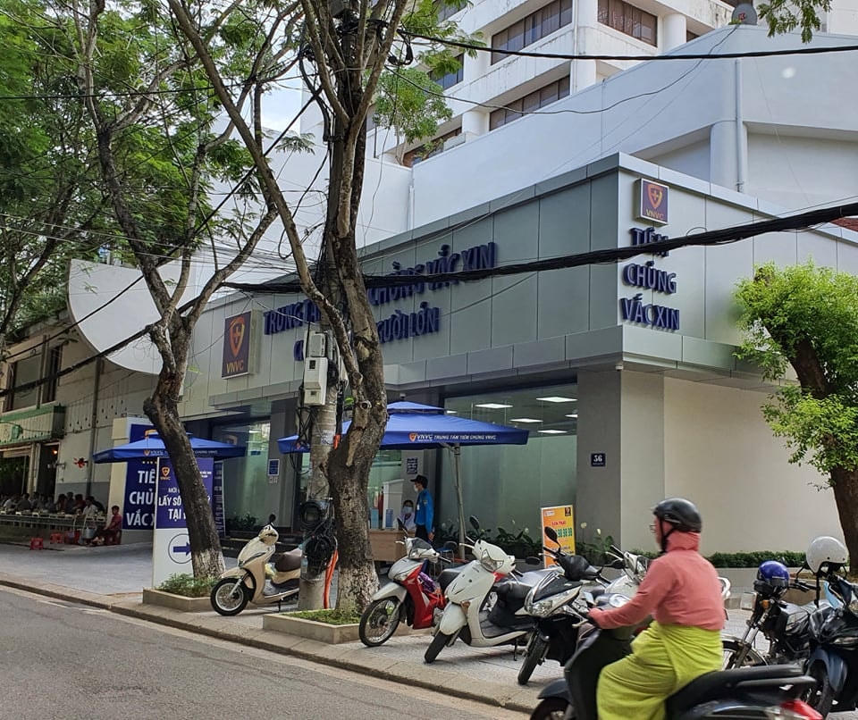 Trung tâm VNVC Huế - nơi hai cháu bé tiêm vaccine.