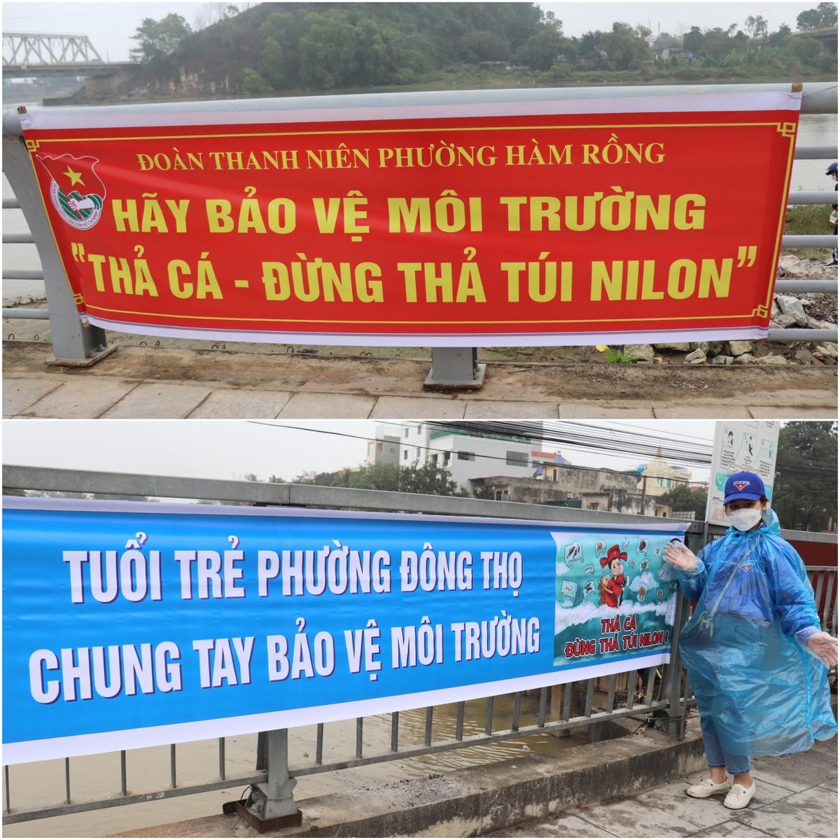 'Thả cá, đừng thả túi nilon', và cũng đừng thả tro vàng mã, tàn hương xuống ao, hồ, sông, suối.