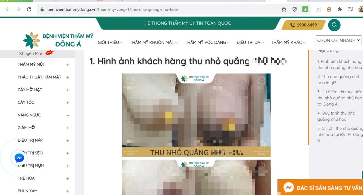 Quảng cảo dịch vụ bằng những hình ảnh, lời lẽ phản cảm,