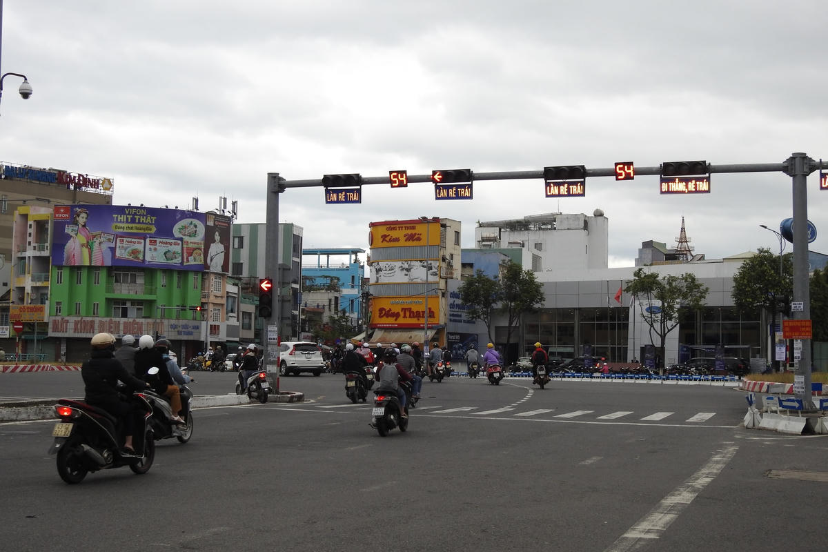 Khu vực hầm chui Điện Biên Phủ - Nguyễn Tri Phương, nơi xảy ra vụ tai nạn. Ảnh: B. Nguyên.