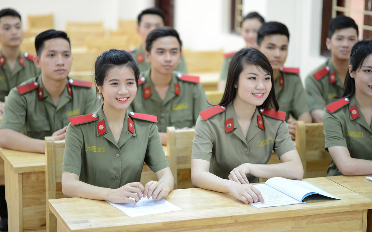 Các trường khối ngành công an đã công bố điểm sàn xét tuyển 2021. (Ảnh TL).