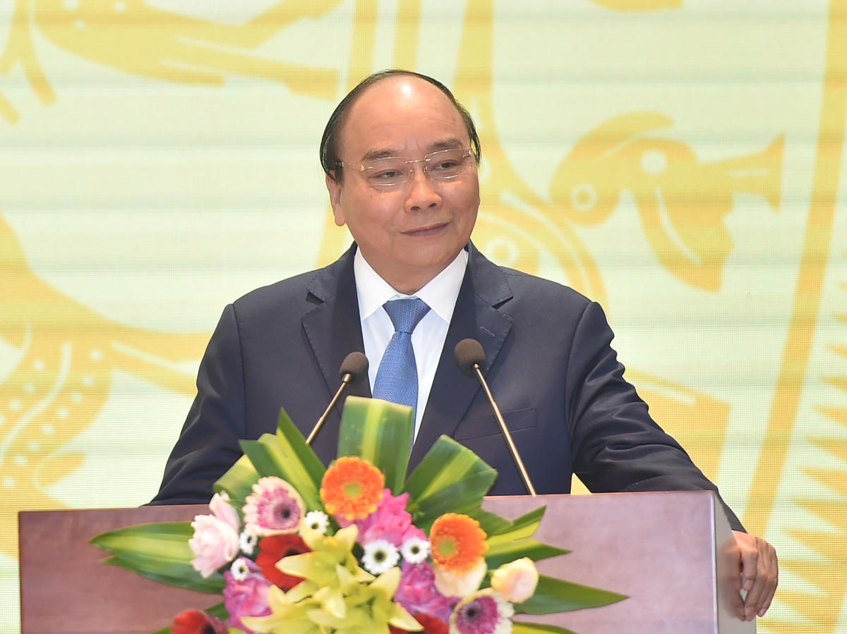 Thủ tướng Nguyễn Xuân Phúc phát biểu chỉ đạo Hội nghị. Ảnh: VGP.