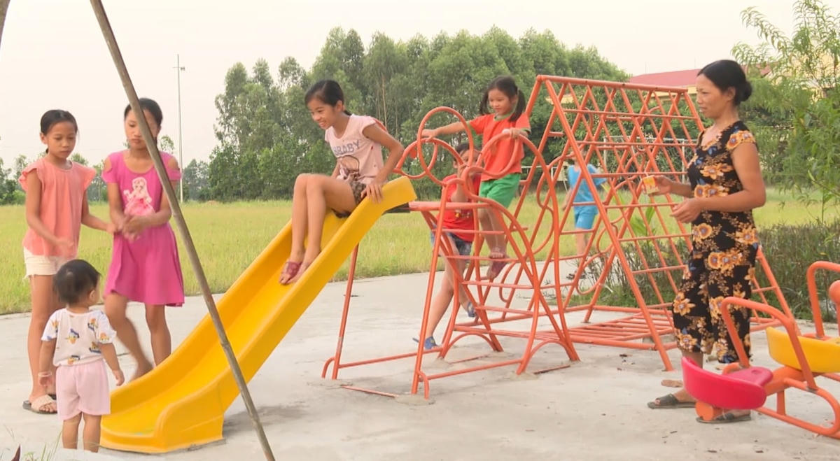 Khu vui chơi của thôn Ngọc Quan, xã Lâm Thao.