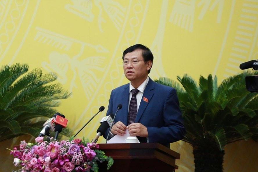 Chánh án Tòa án nhân dân TP Hà Nội Nguyễn Hữu Chính.