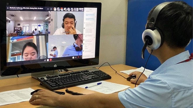Nhiều hoạt động giao dịch việc làm trực tuyến được triển khai.