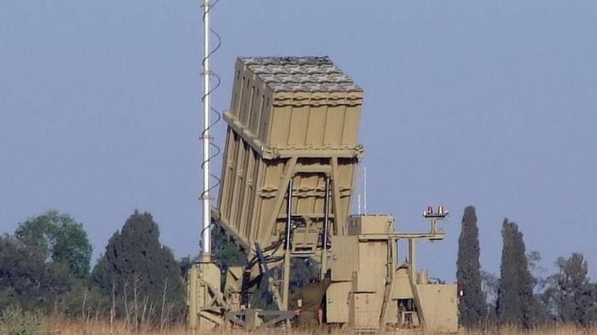 Hệ thống Vòm sắt (Iron Dome) của quân đội Israel nhằm đánh chặn tấn công của đối phương.