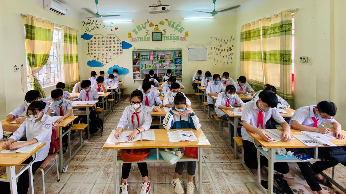 Với chính sách này, hơn 222.400 học sinh trên địa bàn tỉnh được hỗ trợ miễn học phí.