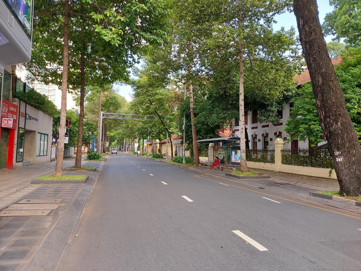 Đường Nam Kỳ Khởi Nghĩa, Quận 3 chiều ngày 10/7.