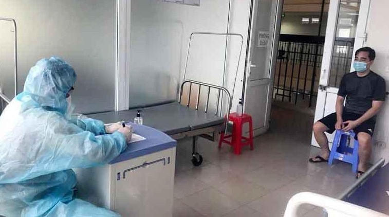 Đối tượng Tùng khai báo quanh co, không trung thực. Ảnh: Công an TP Hải Dương.