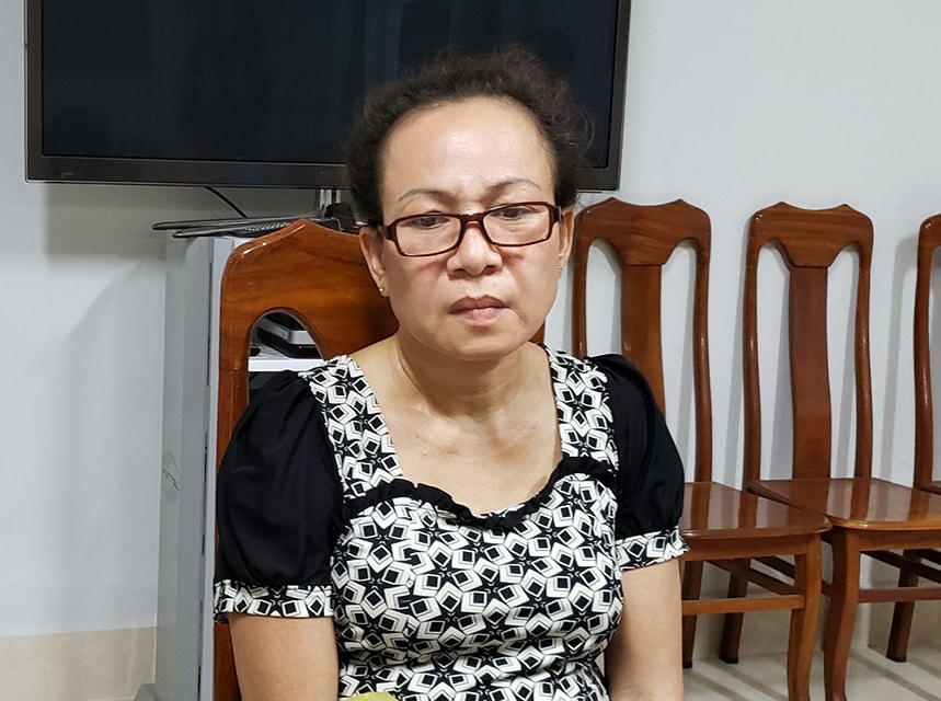 Đối tượng Phan Thị Lan khai nhận hành vi tại cơ quan chức năng