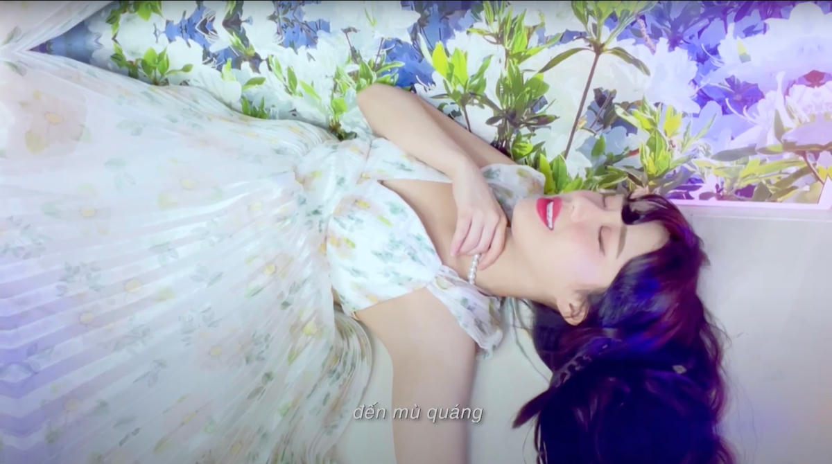 Han Sara xuất hiện vô cùng xinh đẹp trogn MV tự tạo.