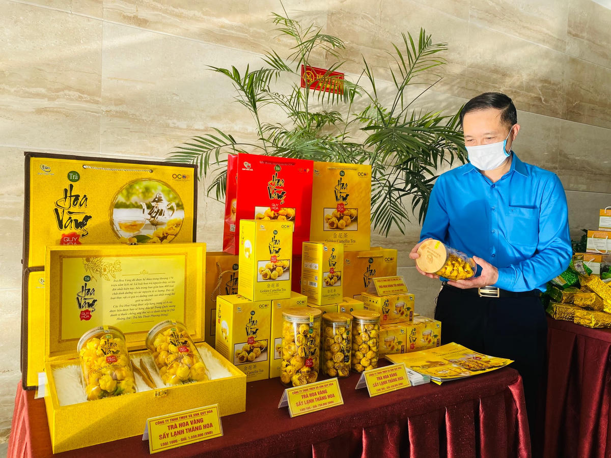 Các sản phẩm đã được cấp giấy chứng nhận sản phẩm OCOP từ 3 sao trở lên.