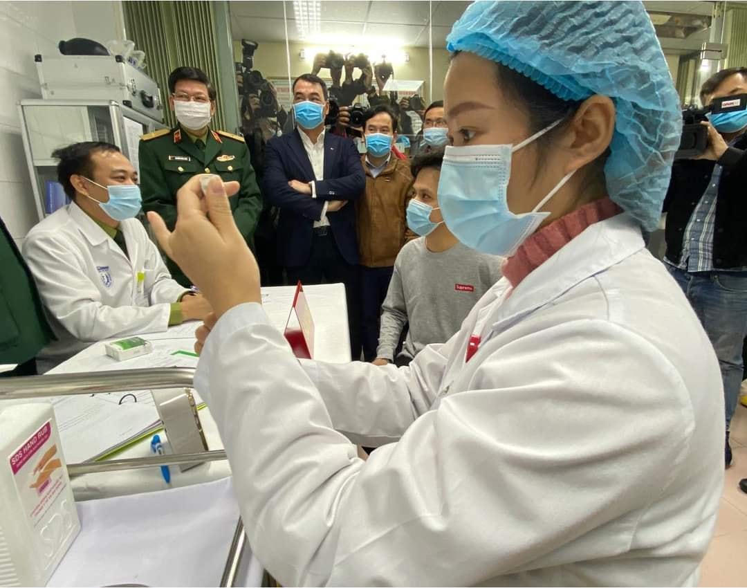 Xét nghiệm Covid-19. Ảnh minh họa.