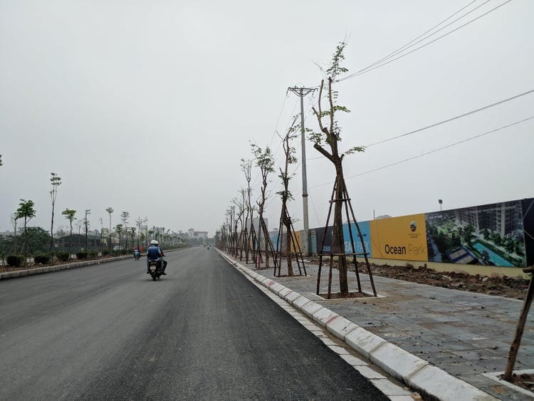 Sau khi  khu đô thị Vinhomes Ocean Park thành hình cùng đẩy giá đất nền Gia Lâm lên ngưỡng mới.