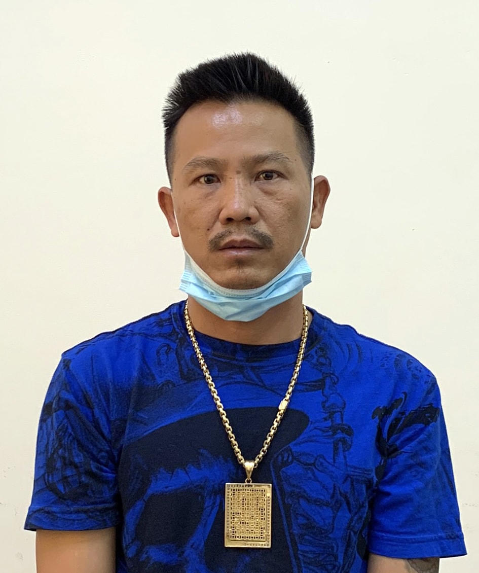 Đối tượng Nguyễn Thanh Bình (tên gọi khác Bình Sâm) bị bắt khi đang lẩn trốn ở Cà Mau