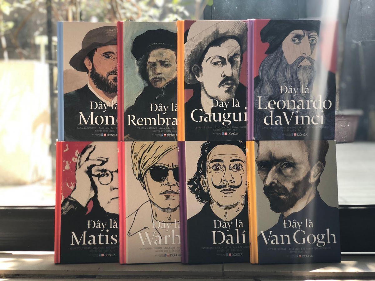 Bộ sách 8 cuốn giới thiệu 8 danh họa hàng đầu thế giới vừa được dịch và xuất bản ở Việt Nam.