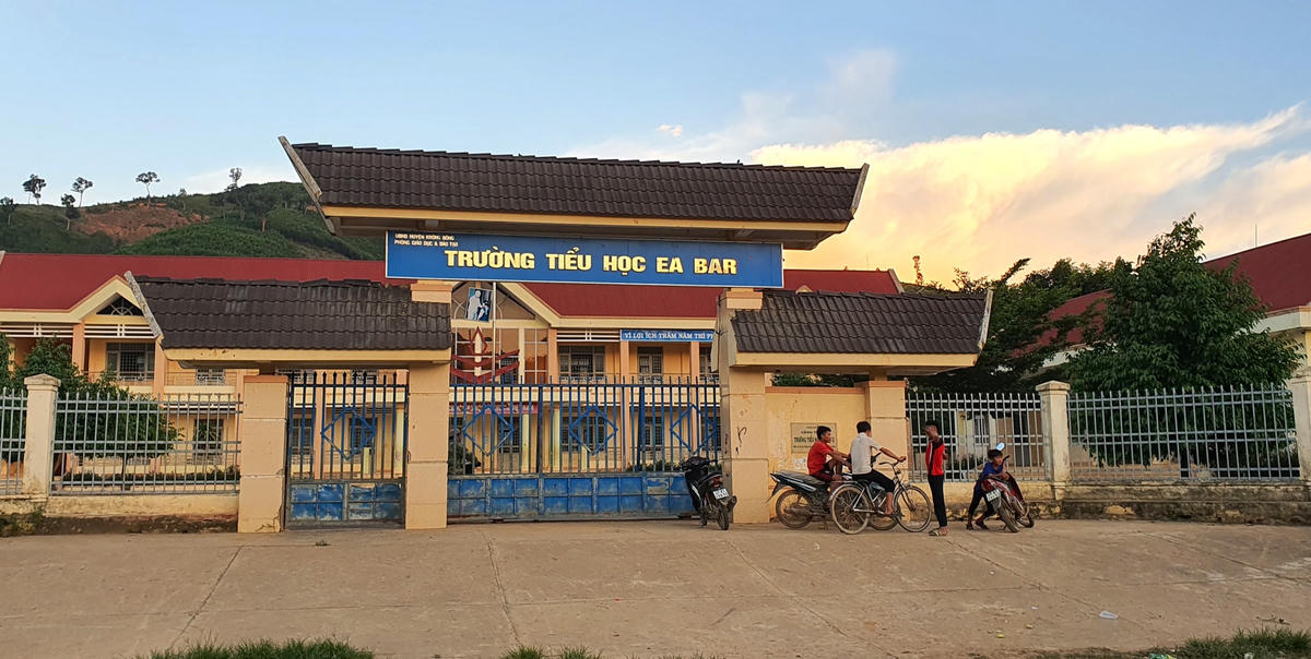 Trường Tiểu học Ea Bar (xã Cư Pui).