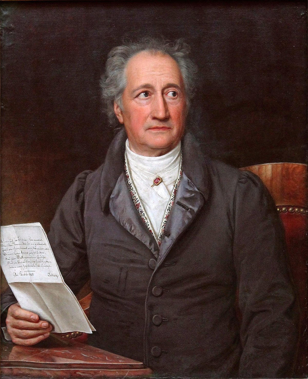 Một bức tranh vẽ chân dung Johann Wolfgang Goethe.
