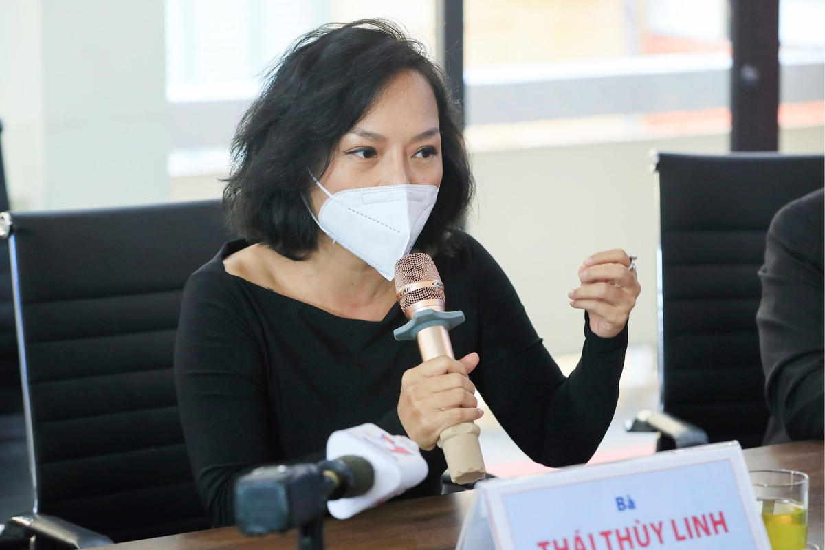 Ca sĩ Thái Thùy Linh. Ảnh: Quang Vinh.