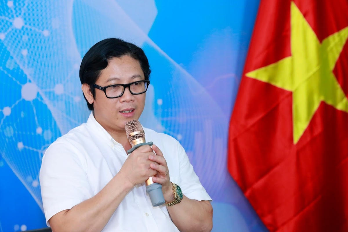 Nhà báo Lê Anh Đạt. Ảnh: Phạm Quang Vinh.