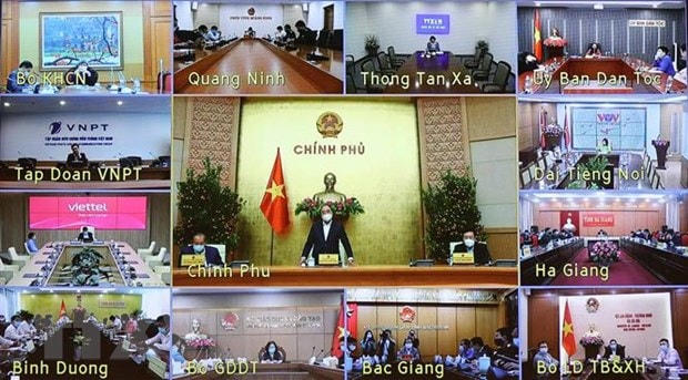 Thủ tướng Nguyễn Xuân Phúc phát biểu. Ảnh: Thống Nhất/TTXVN.