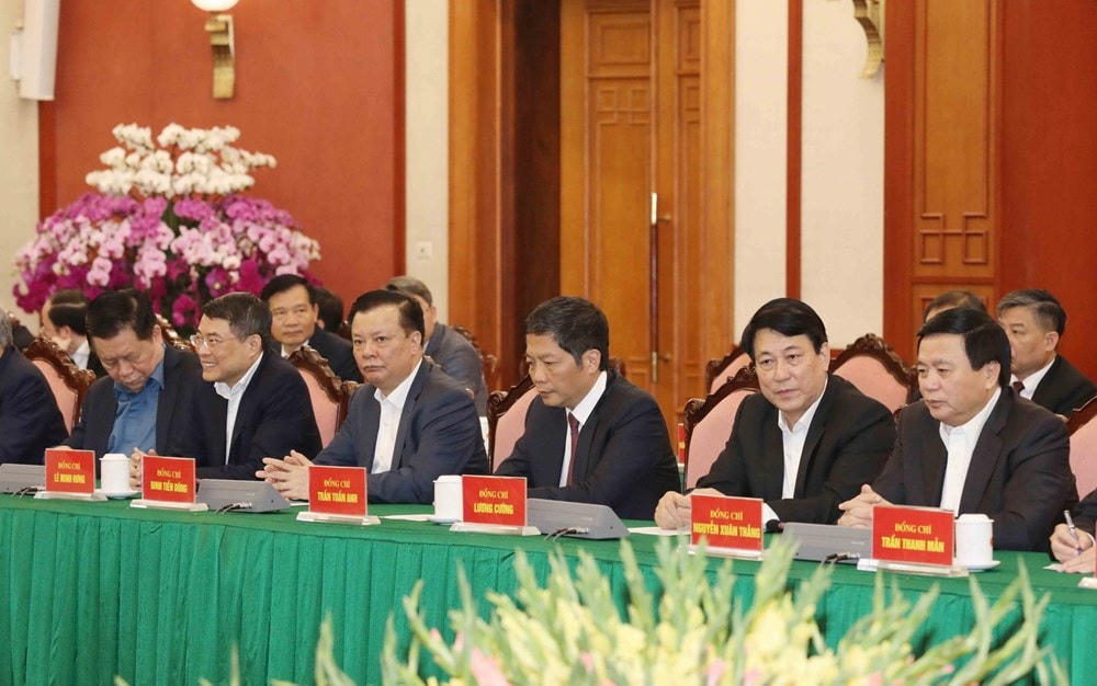 Đại biểu dự buổi gặp mặt. Ảnh: Phương Hoa/TTXVN.