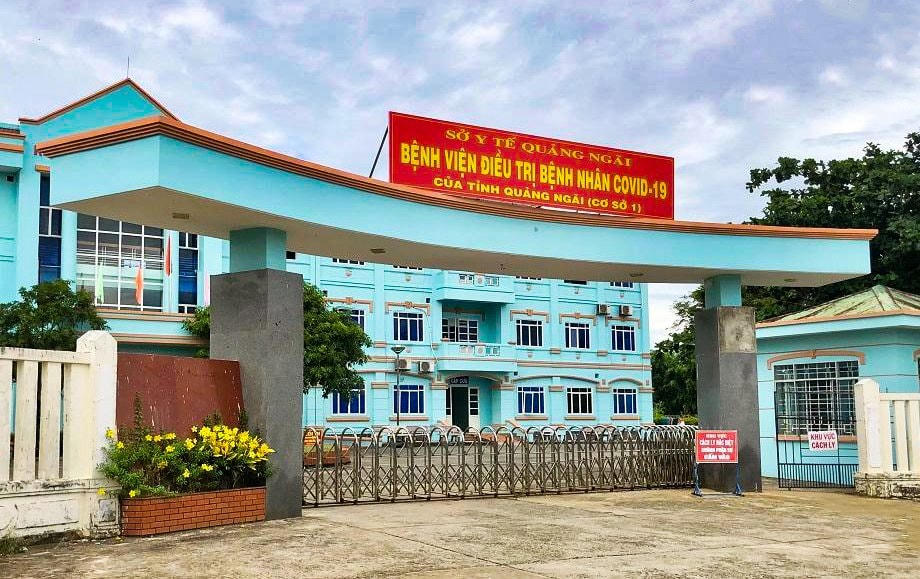 Một khu cách ly y tế ở Quảng Ngãi.