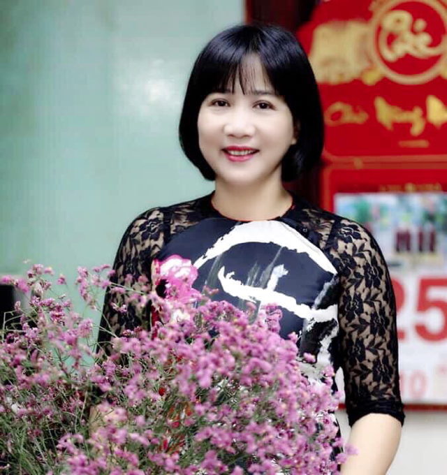 Nhà báo Chu Thu Hằng.