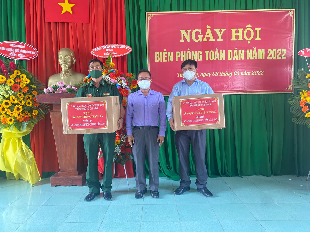 Ngày hội biên phòng toàn dân tại xã đảo Thạnh An, huyện Cần Giờ