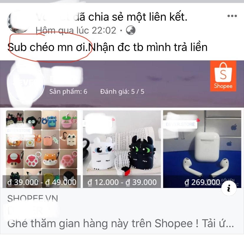 Những người bán hàng cùng ấn "theo dõi" chéo, tăng lượng người theo dõi cho cửa hàng. (Nguồn: Sưu tầm).