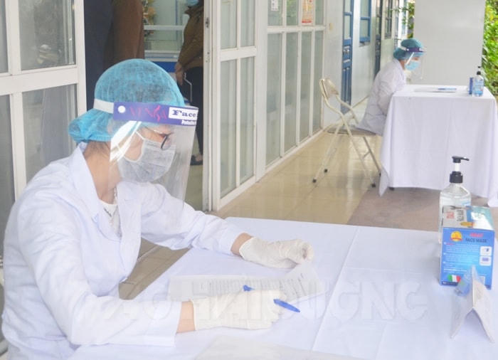 Công tác chuẩn bị của Trung tâm Y tế TP Hải Dương cơ bản đáp ứng yêu cầu cho việc tiêm vaccine Covid-19 vào ngày 8/3. Nguồn: Báo Hải Dương.