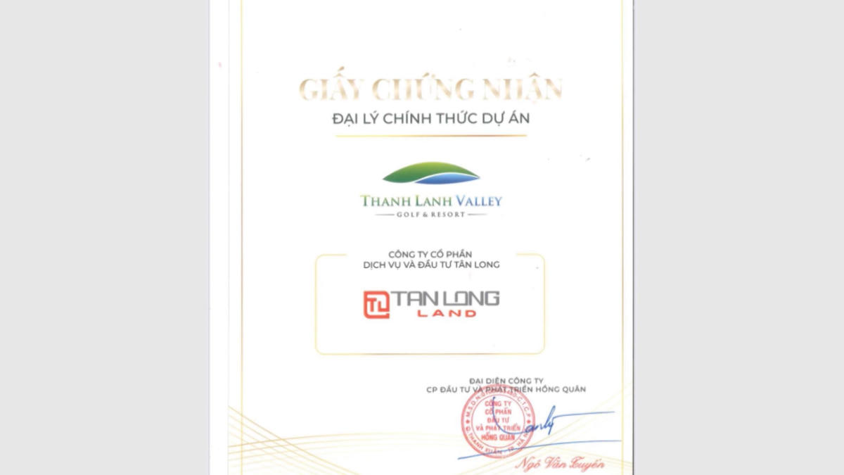 Theo một số sàn giao dịch của dự án Khu nghỉ dưỡng và sân Golf Thanh Lanh, giá các căn biệt thự sân golf tại đây dao động Giá từ 17 - 32 tỷ đồng với 1 căn biệt thự có diện tích từ 200 – 300 m2.