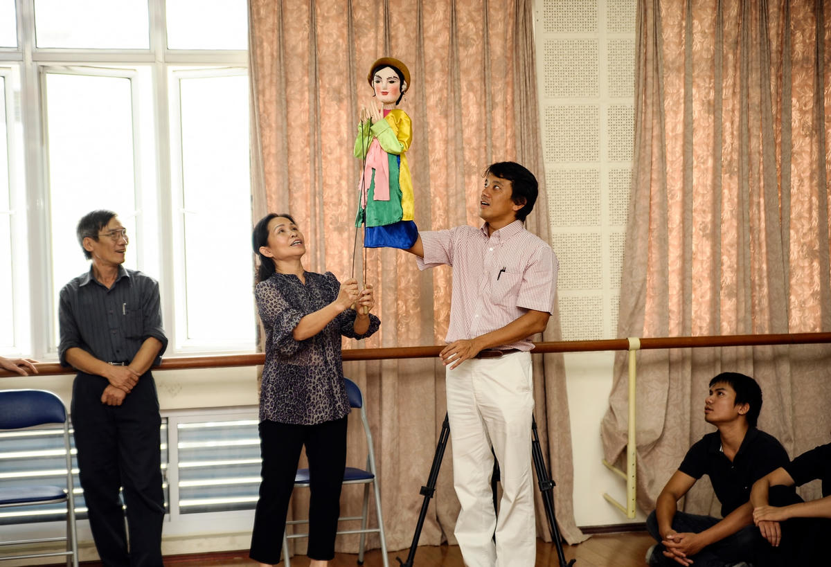 Một số hoạt động dạy và học của Trường ĐH Sân khấu điện ảnh Hà Nội.