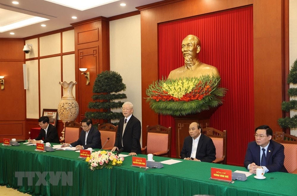 Bộ Chính trị, Ban Bí thư gặp mặt thân mật các đồng chí nguyên lãnh đạo