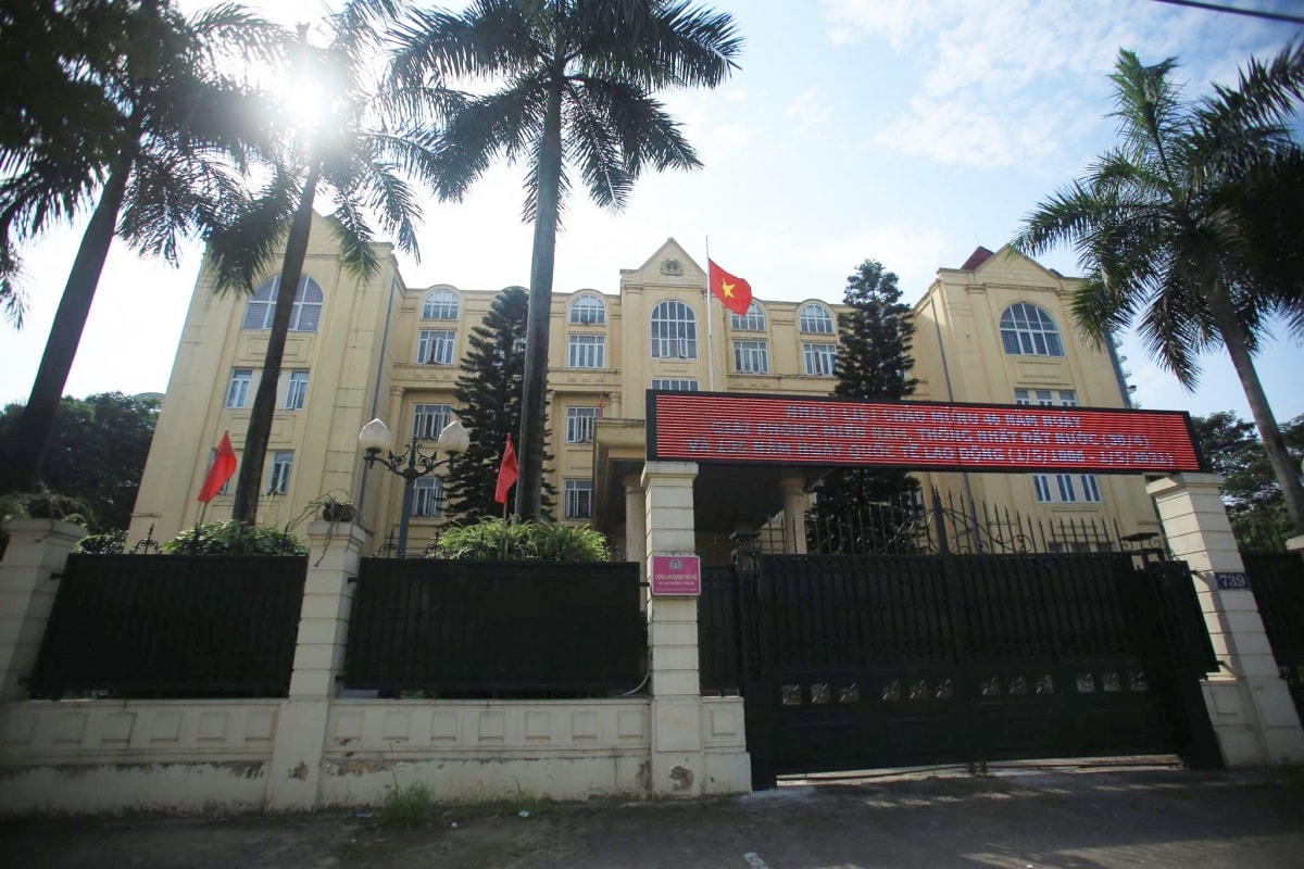 Trụ sở Công an quận Tây Hồ.