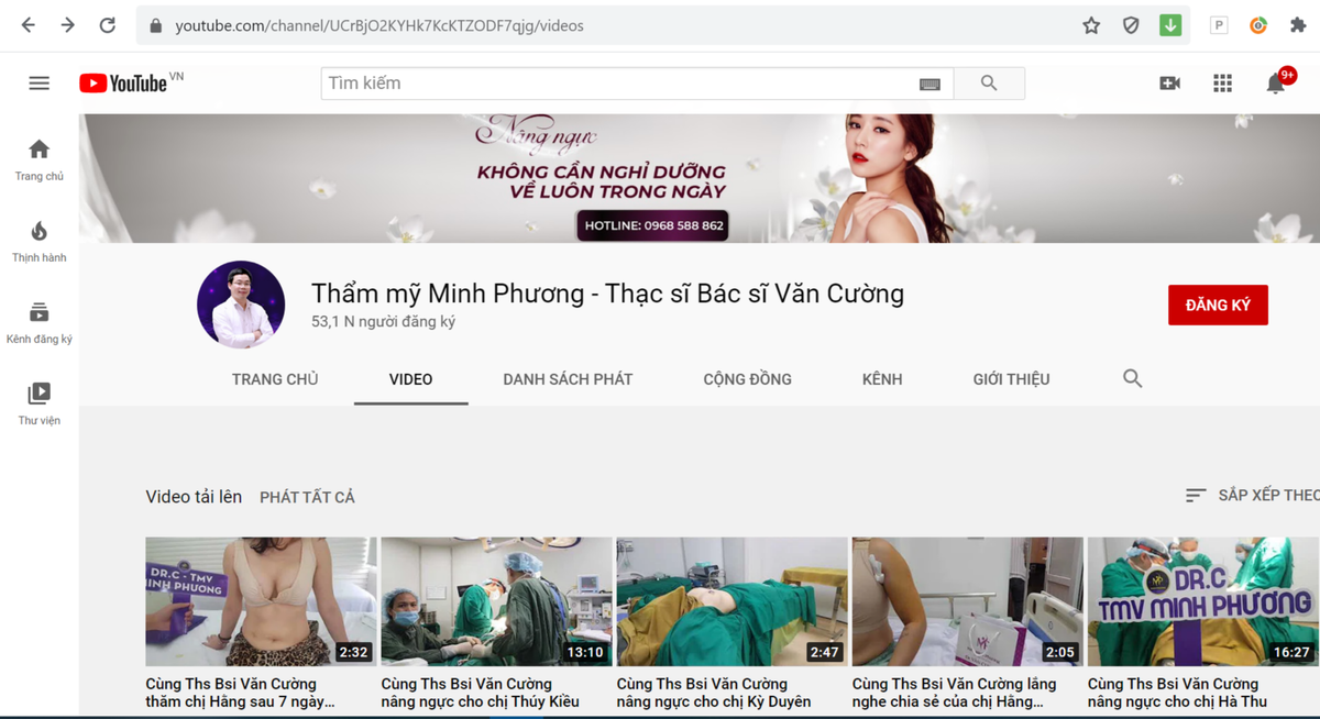 Tràn lan hình ảnh quảng cáo phản cảm của các thẩm mỹ viện