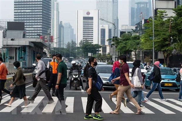 Đường phố ở Jakarta, Indonesia. (Nguồn: THX/TTXVN).