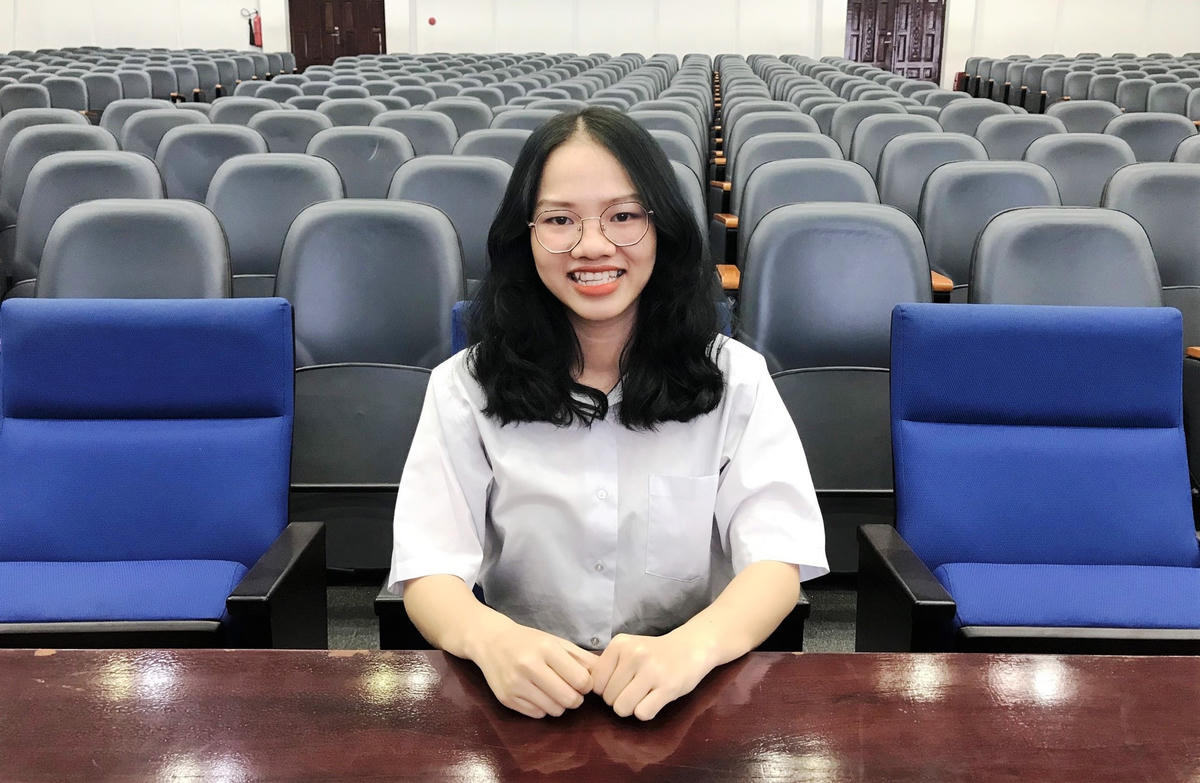 Em Quỳnh là người viết thư cảm ơn.