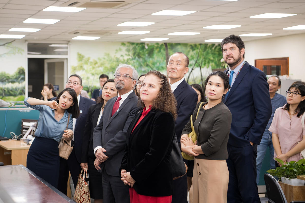Đại diện các cơ quan LHQ thăm nơi làm việc của VOV.