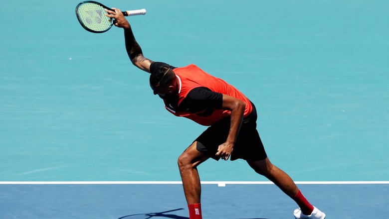 Nick Kyrgios đã phải nhận án phạt 35.000 USD (Ảnh: AP).
