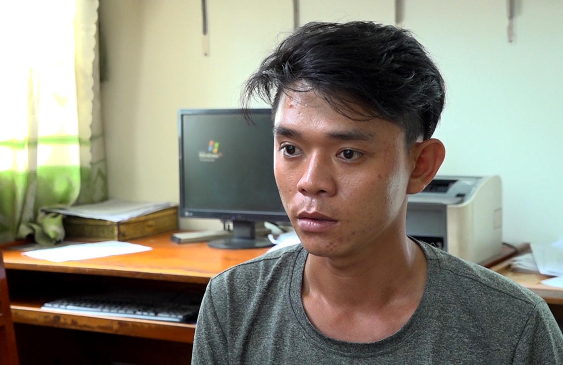 Trần Văn Hậu tại Công an 
