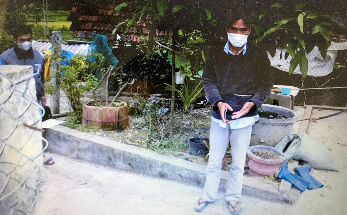 Đối tượng Trần Đình Nhựt. (Ảnh CA cung cấp).